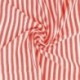 Tissu Etamine Tissé Teint Rayure Fine Rouge