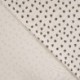 Tissu Jersey Côtelé Coton Imprimé Léopard Sable 