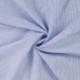 Tissu Voile Coton Tissé Teint Rayure Bleu