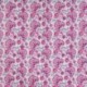Tissu Voile de Coton Imprimé Fleurs Fuchsia 
