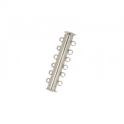 Fermoir magnet 6 rangs 35mm*1 Argent - 