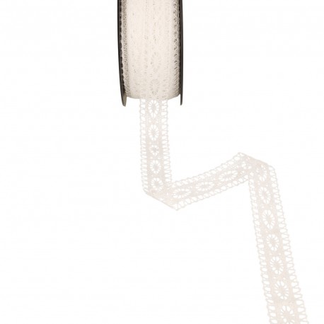 Dentelle coton entre deux