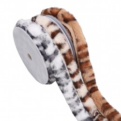 Dépassant fourrure synthétique animal