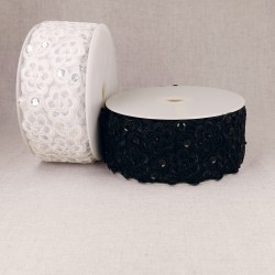 Broderie perles paillettes