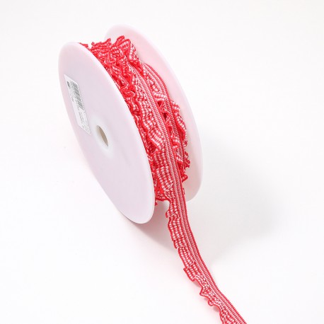 Ruché vichy elastique