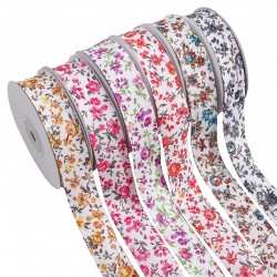 Biais replié fleurs