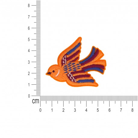 S ecusson oiseaux - Orange