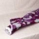 Tissu Wax Imprime Mix Prune
