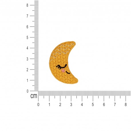 S ecusson univers crochet - Lune