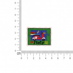 S ecusson carte postal pays - Italy