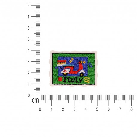 S ecusson carte postal pays - Italy