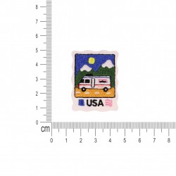 S ecusson carte postal pays - Usa