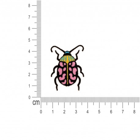 M ecusson insectes - Scarabée rose