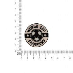 S ecusson world cup champions - Argent