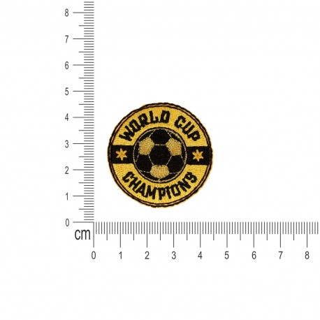 S ecusson world cup champions - Doré