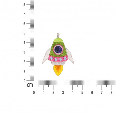 S ecusson explorons lunivers - Fusée