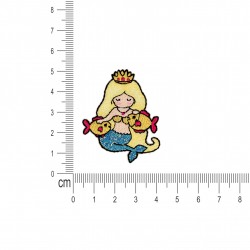 S ecusson sirenes - Cheveux blonds