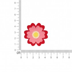 S ecusson fleurs - Rose