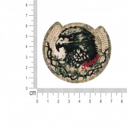 M ecusson fond denim - Aigle