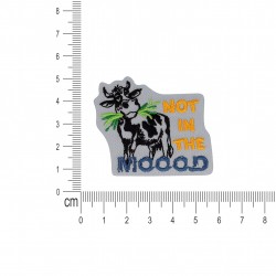 M ecusson animaux avec slogans - Not in the moood