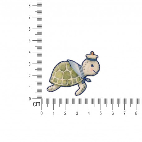 S ecusson animaux heureux - Tortue