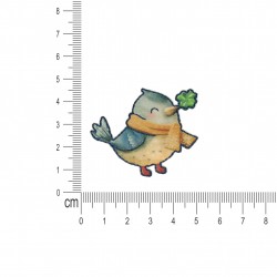 S ecusson animaux heureux - Oiseau