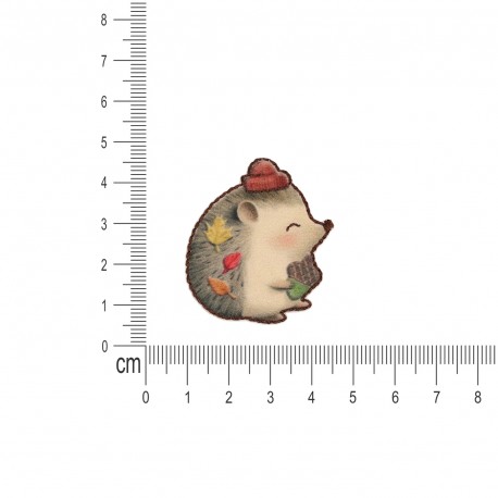 S ecusson animaux heureux - Herisson