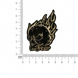 M ecusson tetes de mort - Fear