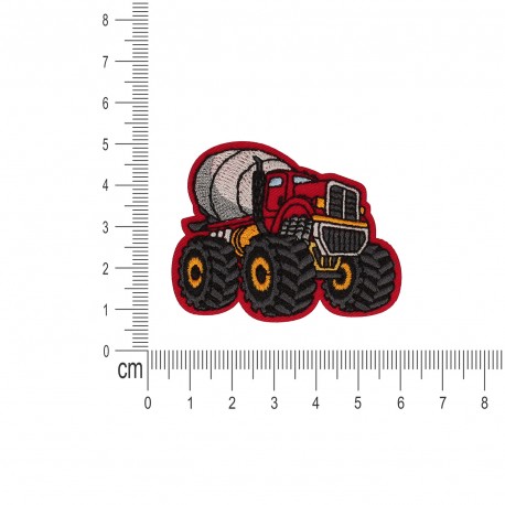 M ecusson vehicule de chantier - Camion construction