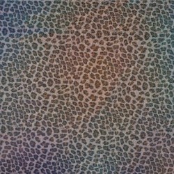 Tissu Imperméable Imprimé Leopard Caramel 