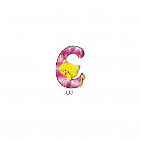 Alphabet enfant rose