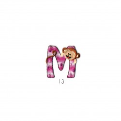 Alphabet enfant rose