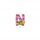 Alphabet enfant rose