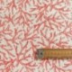 Tissu Imprimé Marisma Corail 
