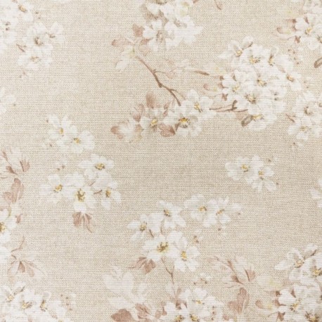 Tissu Imprimé Almondy Nude