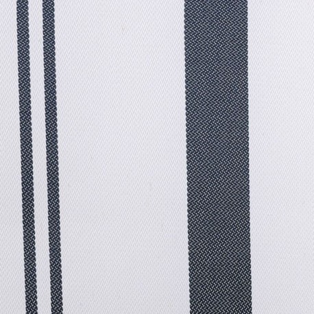 Toile Outdoor Augusta Rayée Marine Grande Laize