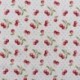 Tissu Imprimé Cherry Blanc