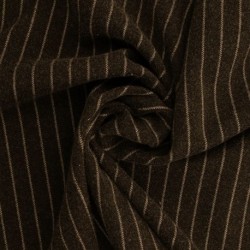 Tissu Borsalino Chocolat 