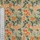 Tissu Popeline Imprimée Digitale Orange 