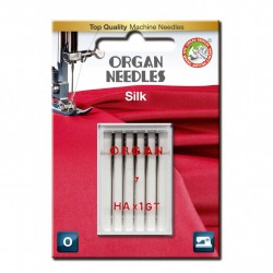 Organ needles silk