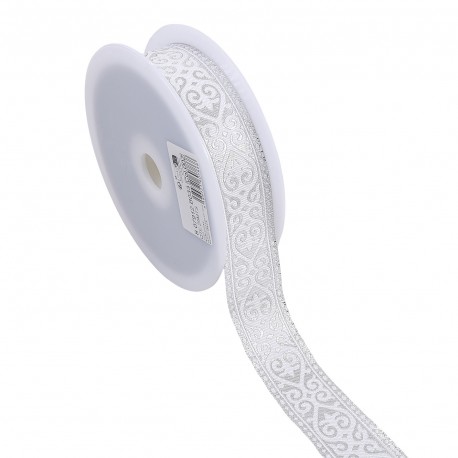 Galon jacquard coeurs