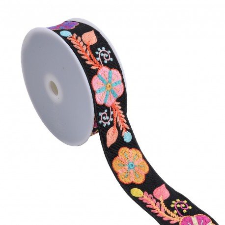 Galon brode multicolore