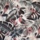 Tissu Toile Imprimée Madagascar Bois de Rose