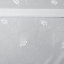 Tissu Voile Brodé Harper Blanc 