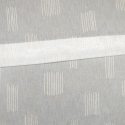 Tissu Etamine Fil Coupé Pretty Blanc