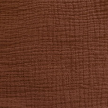 Tissu Double Gaze Fripouille Mars