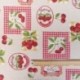 Tissu Enduit Delicia Cerise Rouge 