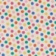 Tissu Demi Panama Enduit Pois