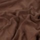 Tissu Pico Terry Uni Marron Foncé