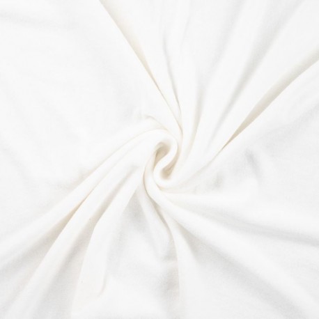 Tissu Pico Terry Uni Ecru 